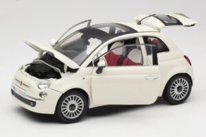 Fiat 500 White Mondo Motors 1:18 500291 Diecast — photo 2 of 8
