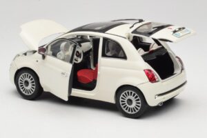 Fiat 500 White Mondo Motors 1:18 500291 Diecast — photo 5 of 8