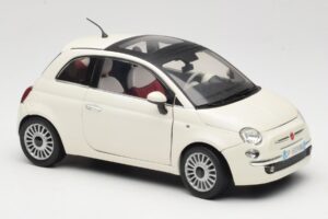 Fiat 500 White Mondo Motors 1:18 500291 Diecast — photo 6 of 8