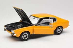 Ford Capri 2600 RS Signal Yellow With Black Minichamps 1:18 180089070 Diecast — photo 2 of 8