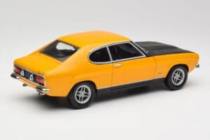 Ford Capri 2600 RS Signal Yellow With Black Minichamps 1:18 180089070 Diecast — photo 3 of 8
