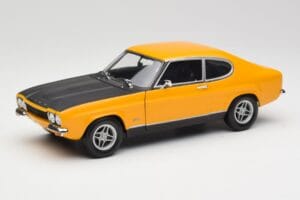 Ford Capri 2600 RS Signal Yellow With Black Minichamps 1:18 180089070 Diecast