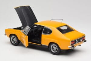 Ford Capri 2600 RS Signal Yellow With Black Minichamps 1:18 180089070 Diecast — photo 5 of 8