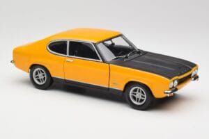 Ford Capri 2600 RS Signal Yellow With Black Minichamps 1:18 180089070 Diecast — photo 6 of 8