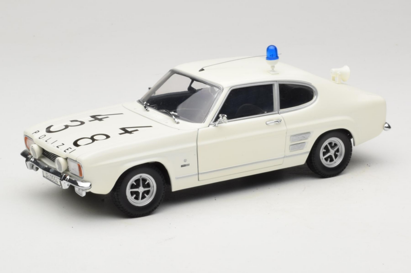 Ford Capri Autobahnpolizei Dusseldorf Minichamps 1:18 150089090 Diecast
