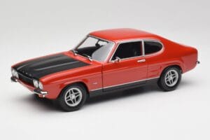 Ford Capri Mk1 RS 2600 Red & Black Minichamps 1:18 150089076 Diecast