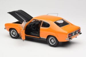 Ford Capri Mk1 RS 2600 Signal Orange Black Minichamps 1:18 150089077 Diecast — photo 5 of 8