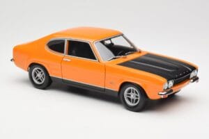 Ford Capri Mk1 RS 2600 Signal Orange Black Minichamps 1:18 150089077 Diecast — photo 6 of 8