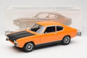 Ford Capri Mk1 RS 2600 Signal Orange Black Minichamps 1:18 150089077 Diecast — photo 8 of 8