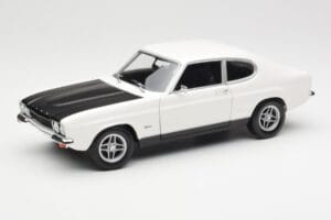 Ford Capri Mk1 RS 2600 White Black Minichamps 1:18 150089078 Diecast