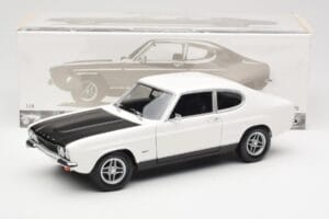 Ford Capri Mk1 RS 2600 White Black Minichamps 1:18 150089078 Diecast — photo 8 of 8