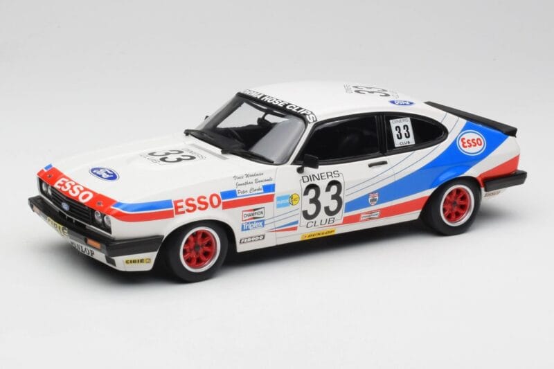 Ford Capri Mk2 3.0S #33 V. Woodman / C. Buncombe V M Woodman 3rd Place 24 Hours of Spa 1981 Minichamps 1:18 155818633 Diecast