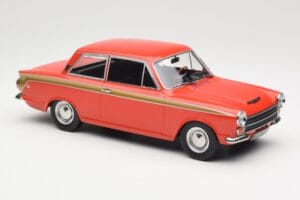 Ford Cortina Lotus Red & Gold Stripe MCG 1:18 MCG18532 Diecast — photo 4 of 6
