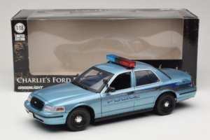 Ford Crown Victoria Police Cruiser Twilight Blue Greenlight 1:18 1643 Diecast — photo 8 of 8