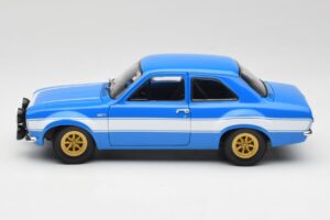 Ford Escort Mk1 RS 1600 Blue White Stripes Minichamps 1:18 100688102 Diecast — photo 4 of 8