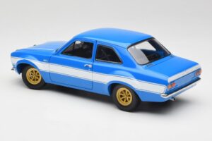 Ford Escort Mk1 RS 1600 Blue White Stripes Minichamps 1:18 100688102 Diecast — photo 7 of 8