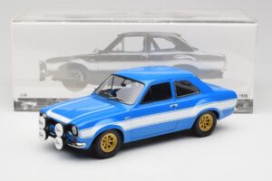 Ford Escort Mk1 RS 1600 Blue White Stripes Minichamps 1:18 100688102 Diecast — photo 8 of 8
