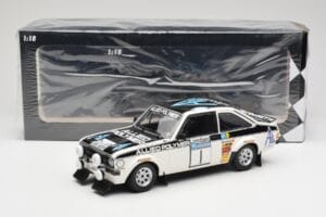 Ford Escort Mk2 RS 1800 #1 T. Mäkinen / H. Liddon Allied Polymer Group Winners Lombard RAC Rally 1975 Minichamps 1:18 1557587 — photo 6 of 6