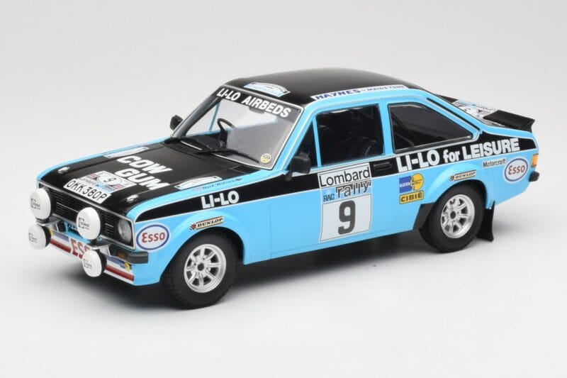Ford Escort Mk2 RS 1800 #9 R. Clark / S. Wilson Li-Lo Equipe Esso Lombard RAC Rally 1978 Minichamps 1:18 155788709 Diecast