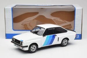 Ford Escort Mk2 RS 2000 X-Pack Diamond White & Blue Decor MCG 1:18 MCG18351 Diecast — photo 6 of 6