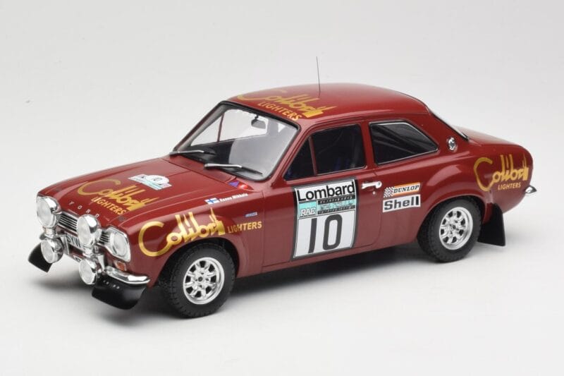 Ford Escort RS 1600 Mk1 #10 H. Mikkola / J. Davenport RAC Rally 1974 IXO 1:18 18RMC047C Diecast