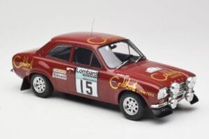 Ford Escort RS 1600 Mk1 #15 M. Alen / I. Kivimäki RAC Rally 1974 IXO 1:18 18RMC047B Diecast — photo 4 of 6