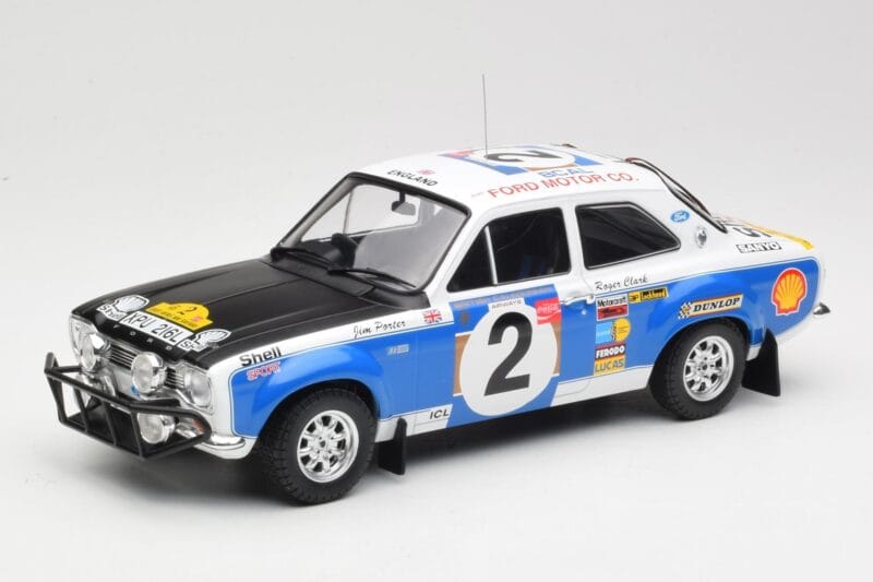 Ford Escort RS 1600 Mk1 #2 R. Clark / J. Porter Safari Rally 1973 IXO 1:18 18RMC075A Diecast