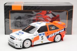 Ford Escort WRC #5 C. Sainz / L. Moya Winner Acropolis Rally 1997 IXO 1:18 18RMC172A Diecast — photo 6 of 6