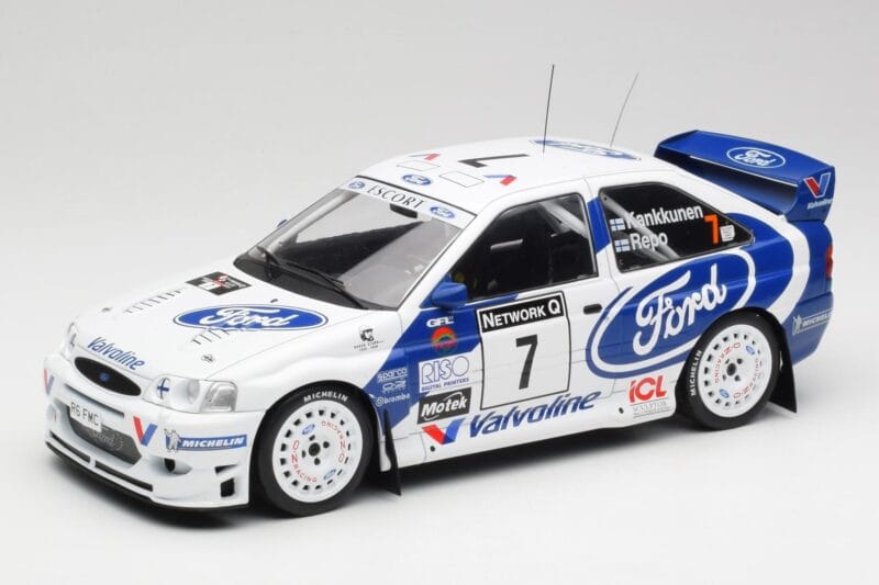 Ford Escort WRC #7 J. Kankkunen / J. Repo RAC Rally 1998 IXO 1:18 18RMC170A Diecast