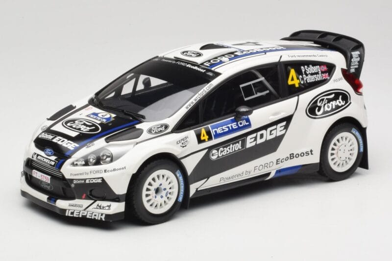 Ford Fiesta RS WRC #4 H. Solberg / C. Patterson Ford Rally Team Rally Finland 2012 Minichamps 1:18 151120804 Diecast