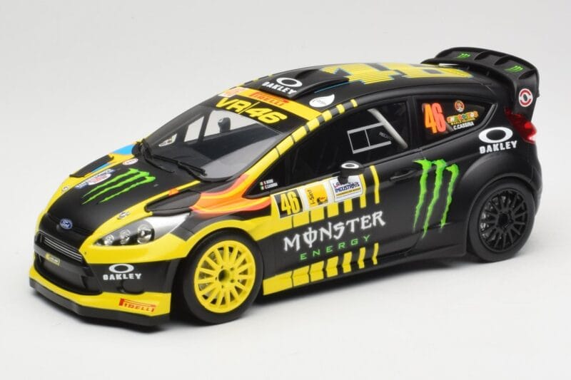 Ford Fiesta RS WRC #46 V. Rossi / C. Cassina 2nd Place Monza Rally Show 2013 Minichamps 1:18 151130846 Diecast