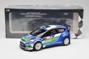 Ford Fiesta WRC #3 J-M. Latvala / M. Anttila Rally Great Britain Winner 2012 Minichamps 1:18 151120803 Diecast — photo 6 of 6