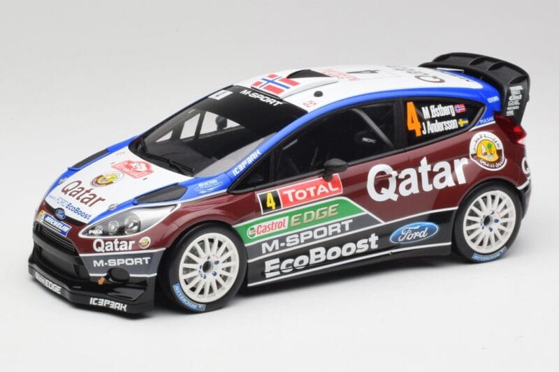 Ford Fiesta WRC #4 M. Ostberg / J. Andersson Rally Monte Carlo 2013 Minichamps 1:18 151130804 Diecast