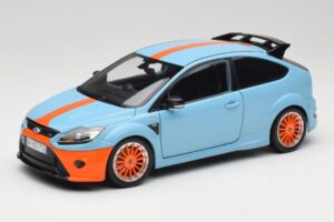 Ford Focus RS LM Classic Edition Gulf 1968 Ford GT40 Tribute Minichamps 1:18 100080068 Diecast