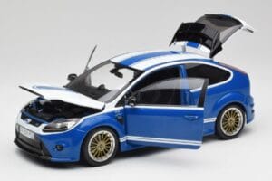 Ford Focus RS Mk2 LM Classic Blue Capri RS2600 Tribute Minichamps 1:18 100080072 Diecast — photo 2 of 8