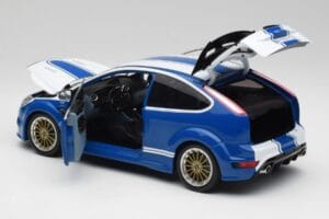 Ford Focus RS Mk2 LM Classic Blue Capri RS2600 Tribute Minichamps 1:18 100080072 Diecast — photo 5 of 8