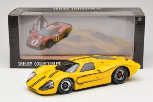 Ford GT40 Mk IV Yellow 1967 Shelby Collectibles 1:18 31414S Diecast — photo 8 of 8