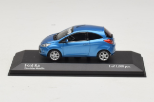 Ford Ka Blue Metallic Minichamps 1:43 400088202 Diecast