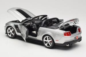 Ford Mustang S197 Roush 427R Convertible Silver Maisto 1:18 31669 Diecast — photo 5 of 8