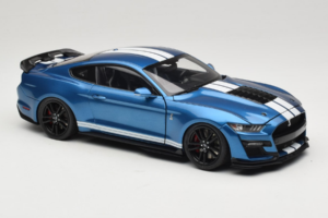 Ford Mustang Shelby GT500 S550 Atlas Blue Metallic IXO 1:18 18RDC244-FO Diecast — photo 6 of 8