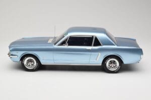 Ford Mustang V8 Hardtop Pony GT Silver Blue GT Spirit 1:12 G089 Resin — photo 3 of 6