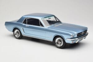 Ford Mustang V8 Hardtop Pony GT Silver Blue GT Spirit 1:12 G089 Resin — photo 4 of 6