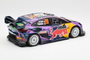 Ford Puma Rally1 #19 S. Loeb / I. Galmiche Rally Monte Carlo Winner 2022 IXO 1:18 18RMC110 Diecast — photo 2 of 6