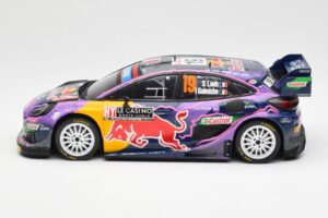 Ford Puma Rally1 #19 S. Loeb / I. Galmiche Rally Monte Carlo Winner 2022 IXO 1:18 18RMC110 Diecast — photo 3 of 6