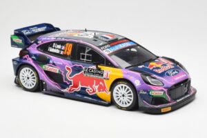 Ford Puma Rally1 #19 S. Loeb / I. Galmiche Rally Monte Carlo Winner 2022 IXO 1:18 18RMC110 Diecast — photo 4 of 6