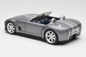 Shelby Cobra Cabriolet Grey Metallic Hot Wheels 1:18 G7220 Diecast — photo 7 of 8