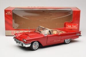 Ford Thunderbird Convertible Red Sun Star 1:18 4311 Diecast — photo 8 of 8