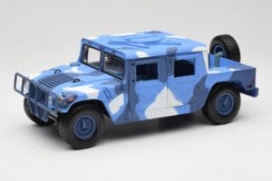 Hummer H1 Humvee Blue & White Motormax 1:18 73157 Diecast