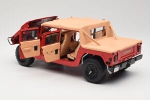 Hummer H1 Soft Top Red Exoto 1:18 01805 Diecast — photo 5 of 8