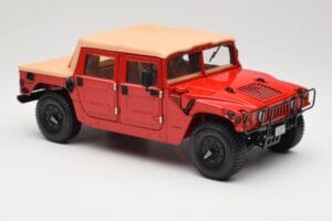 Hummer H1 Soft Top Red Exoto 1:18 01805 Diecast — photo 6 of 8